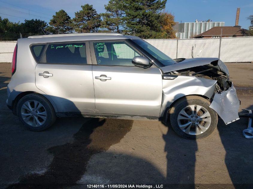 2015 Kia Soul + VIN: KNDJP3A58F7760480 Lot: 12140116