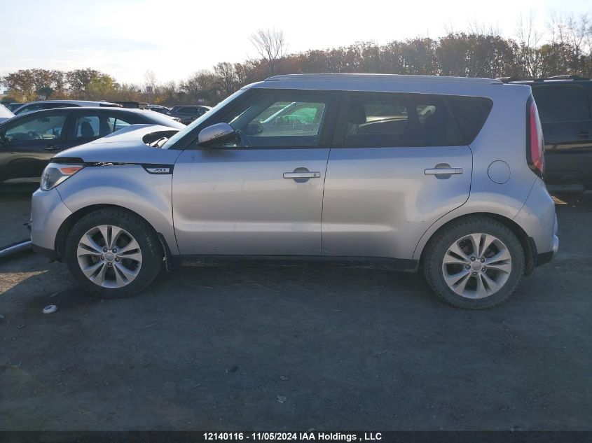 2015 Kia Soul + VIN: KNDJP3A58F7760480 Lot: 12140116