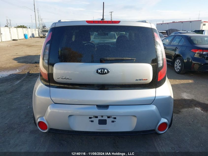 2015 Kia Soul + VIN: KNDJP3A58F7760480 Lot: 12140116