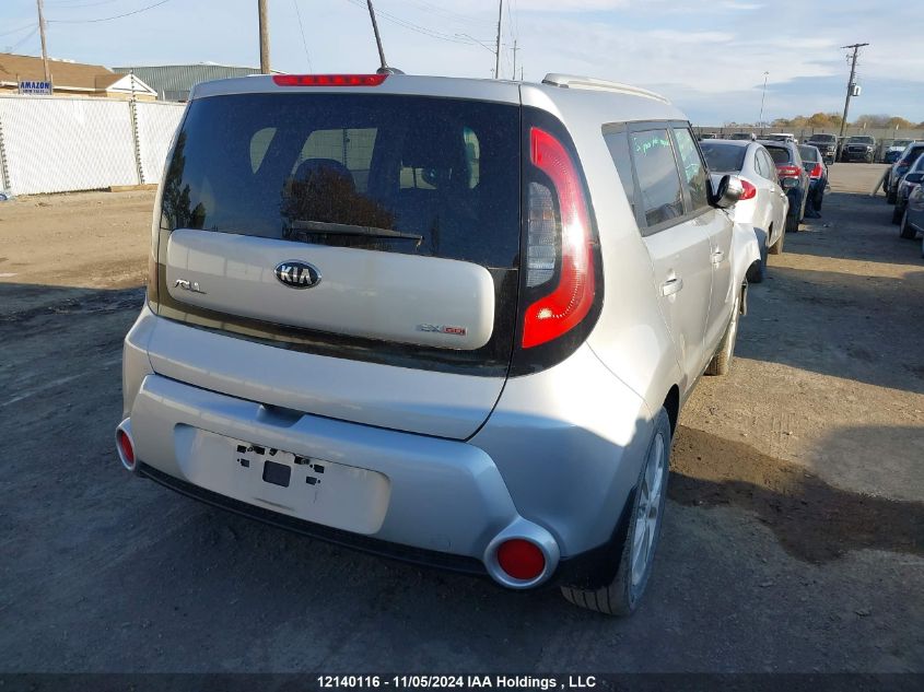 2015 Kia Soul + VIN: KNDJP3A58F7760480 Lot: 12140116