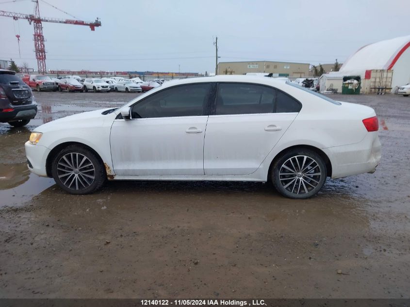 2014 Volkswagen Jetta Sedan VIN: 3VWL07AJ7EM358291 Lot: 12140122