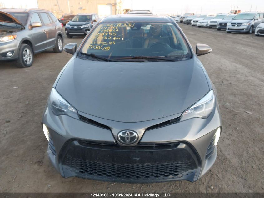 2017 Toyota Corolla L/Le/Xle/Se/Xse VIN: 2T1BURHE6HC851755 Lot: 12140168