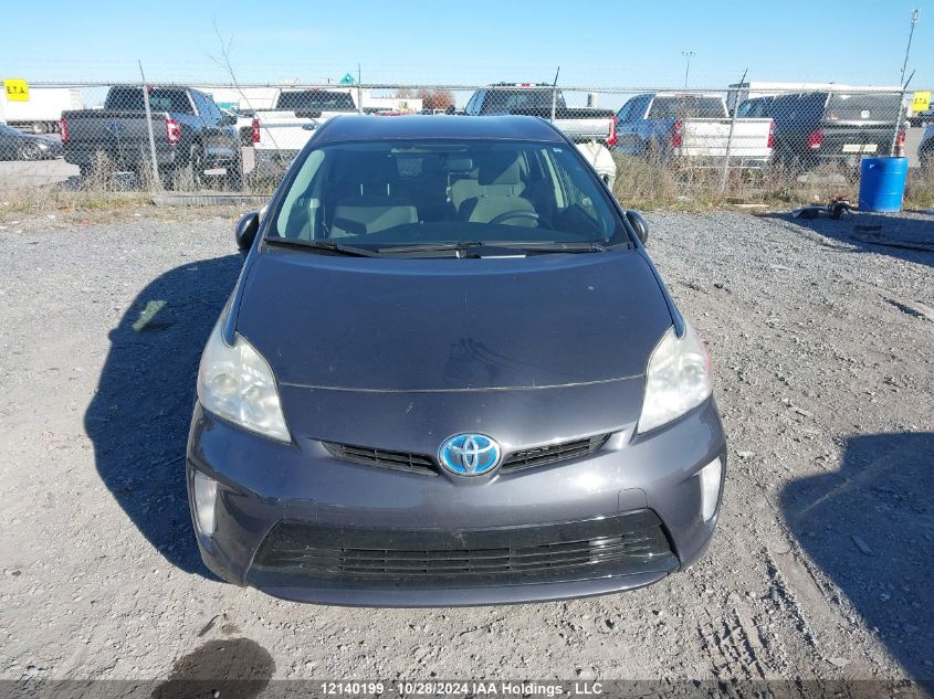 2012 Toyota Prius VIN: JTDKN3DU1C1545907 Lot: 12140199