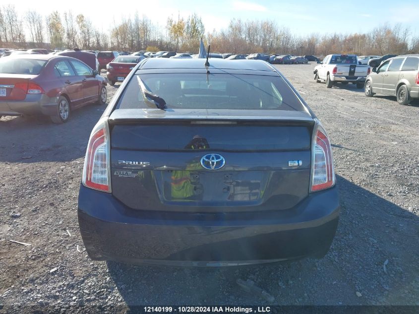 2012 Toyota Prius VIN: JTDKN3DU1C1545907 Lot: 12140199