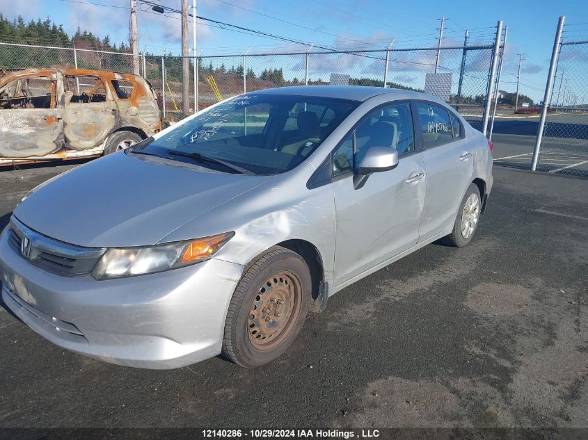 2012 Honda Civic Sdn VIN: 2HGFB2F41CH048165 Lot: 12140286