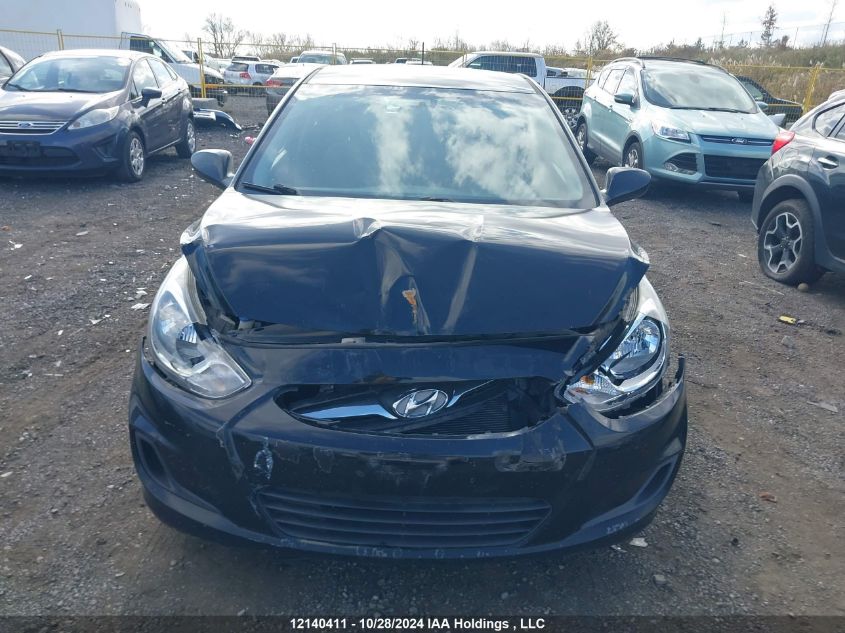 2014 Hyundai Accent Gls/Gs VIN: KMHCT5AE1EU173792 Lot: 12140411