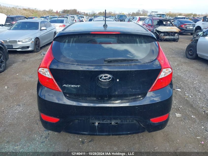 2014 Hyundai Accent Gls/Gs VIN: KMHCT5AE1EU173792 Lot: 12140411