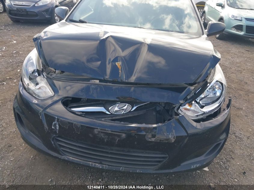 2014 Hyundai Accent Gls/Gs VIN: KMHCT5AE1EU173792 Lot: 12140411