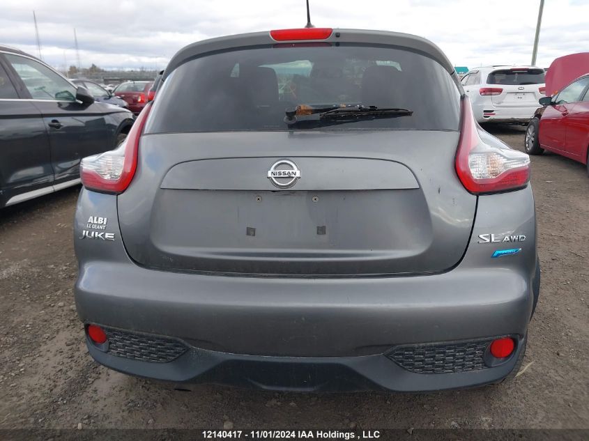 2015 Nissan Juke VIN: JN8AF5MV2FT558207 Lot: 12140417