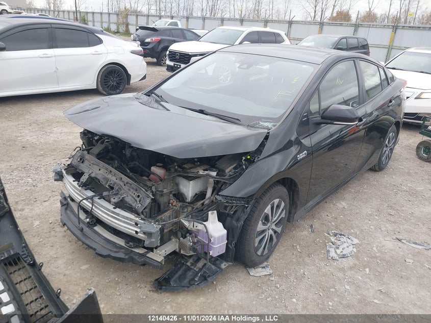 Vin: jtdkamfp4m3183649, lot: 2495079, toyota prius prime le/xle/limited 20212