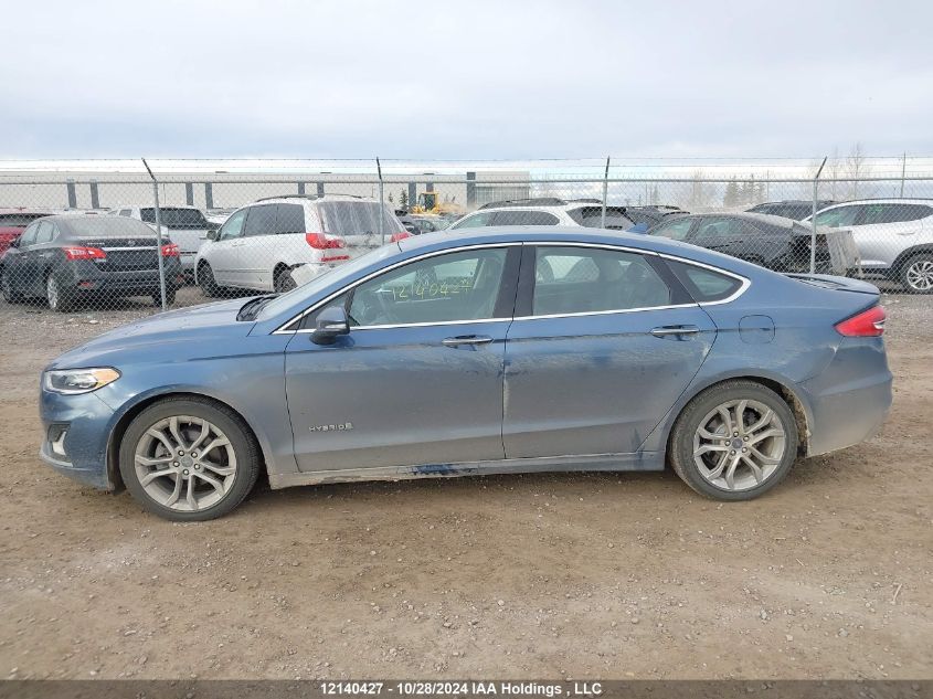 2019 Ford Fusion Titanium VIN: 3FA6P0RUXKR155921 Lot: 12140427