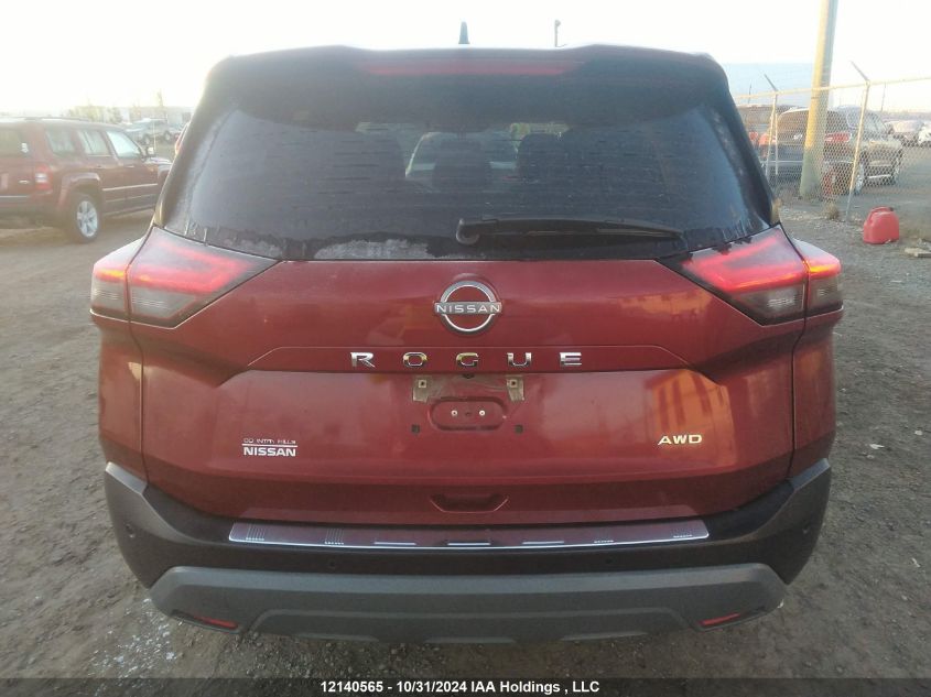 2022 Nissan Rogue VIN: 5N1AT3AB9NC683444 Lot: 12140565