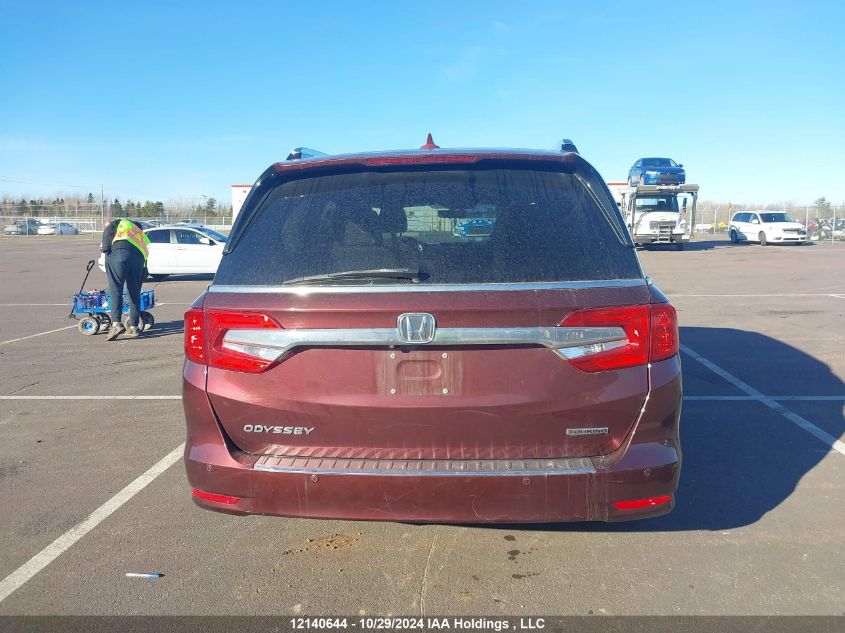 2019 Honda Odyssey VIN: 5FNRL6H89KB511898 Lot: 12140644