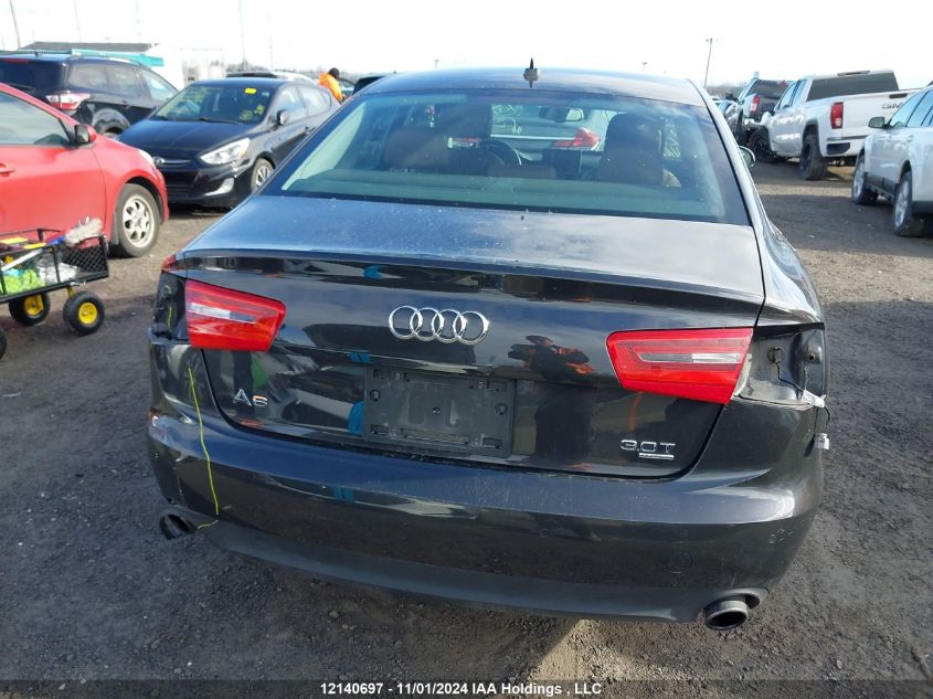 2012 Audi A6 VIN: WAUHGCFC7CN068446 Lot: 12140697