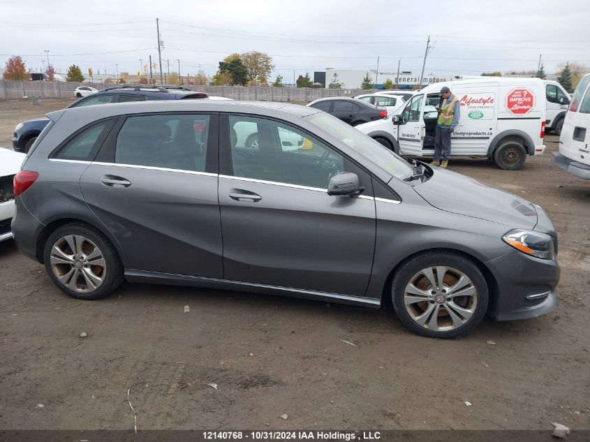 2016 Mercedes-Benz B-Class VIN: WDDMH4GB7GJ403816 Lot: 12140768