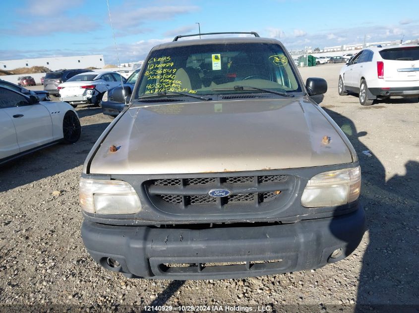 2000 Ford Explorer VIN: 1FMZU72E1YZC36849 Lot: 12140929