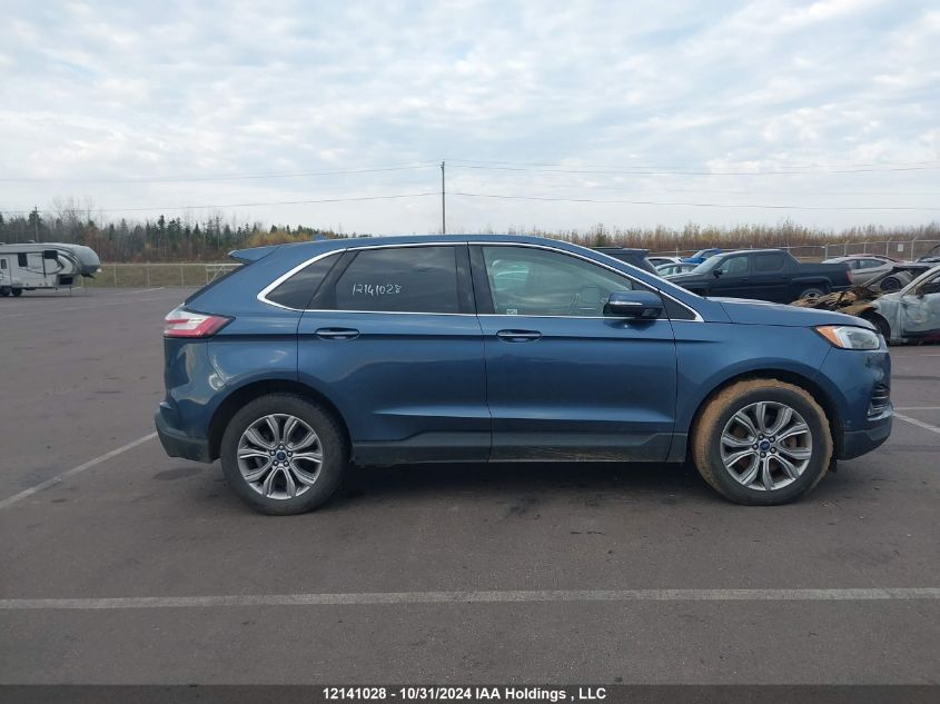 2019 Ford Edge Titanium VIN: 2FMPK4K94KBC53458 Lot: 12141028