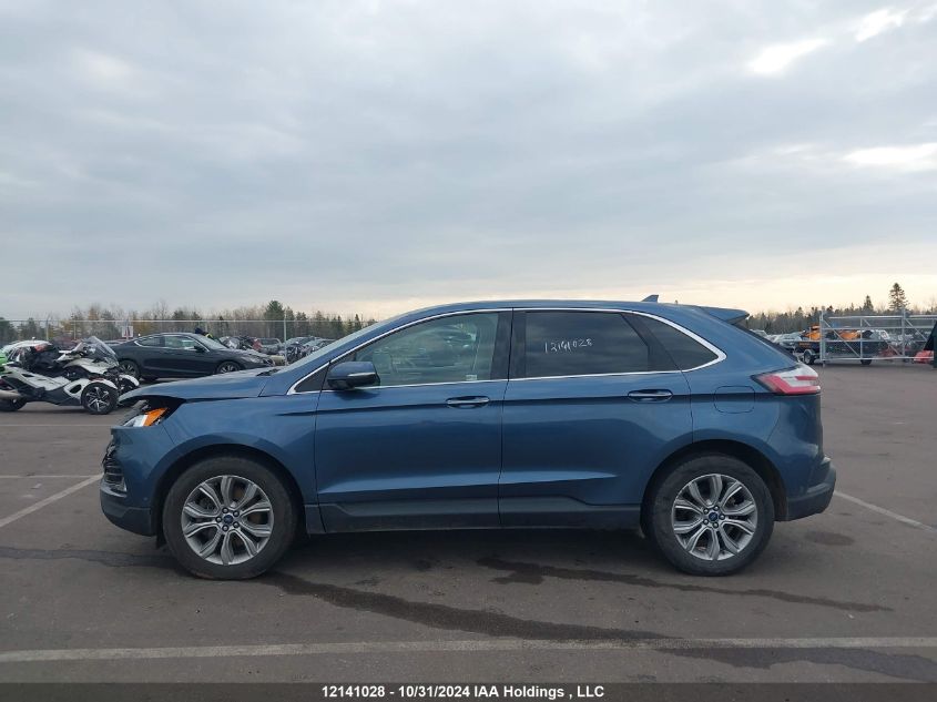 2019 Ford Edge Titanium VIN: 2FMPK4K94KBC53458 Lot: 12141028