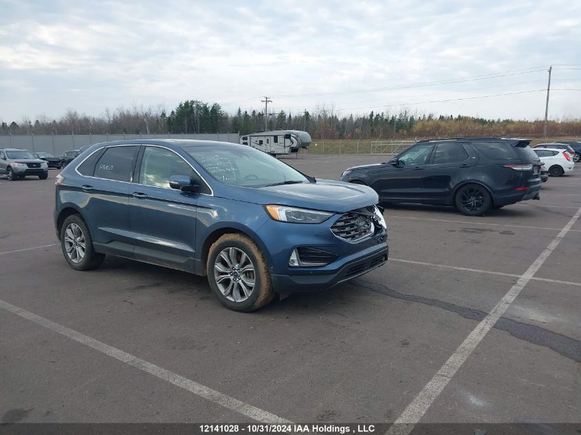 2019 Ford Edge Titanium VIN: 2FMPK4K94KBC53458 Lot: 12141028