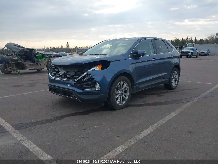 2019 Ford Edge Titanium VIN: 2FMPK4K94KBC53458 Lot: 12141028