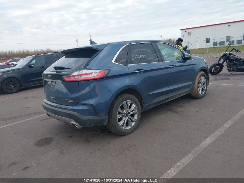 2019 Ford Edge Titanium VIN: 2FMPK4K94KBC53458 Lot: 12141028