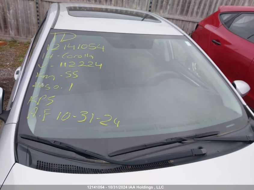 2014 Toyota Corolla L/Le/Le Pls/Prm/S/S Pls VIN: 2T1BURHE1EC112224 Lot: 12141054