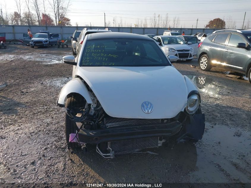 2018 Volkswagen Beetle VIN: 3VWSD7ATXJM715121 Lot: 12141247