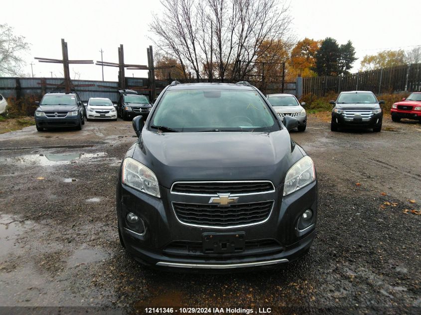 2014 Chevrolet Trax Ltz VIN: 3GNCJNSB2EL183103 Lot: 12141346