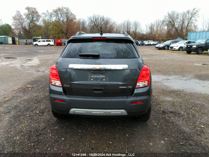 2014 Chevrolet Trax Ltz VIN: 3GNCJNSB2EL183103 Lot: 12141346