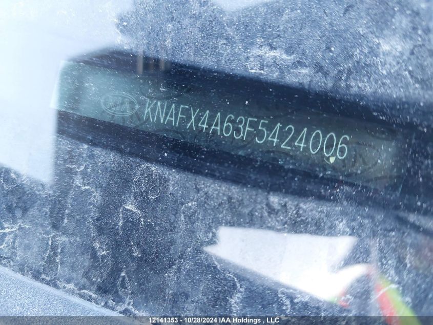 2015 Kia Forte VIN: KNAFX4A63F5424006 Lot: 12141353