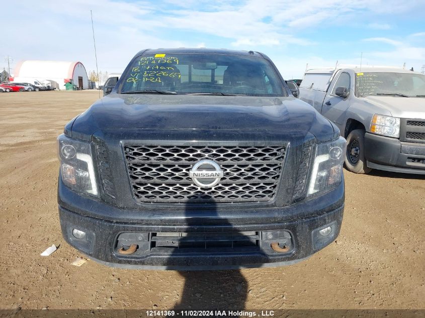 2018 Nissan Titan Sv/Sl/Pro-4X/Plat Res VIN: 1N6AA1E59JN522669 Lot: 12141369