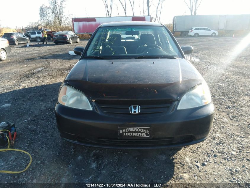 2003 Honda Civic Dx VIN: 2HGES16403H903413 Lot: 12141422