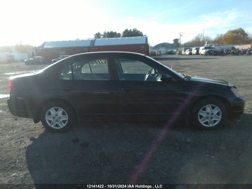 2003 Honda Civic Dx VIN: 2HGES16403H903413 Lot: 12141422