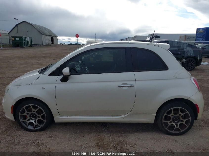 2012 Fiat 500 Sport VIN: 3C3CFFBR4CT111284 Lot: 12141469