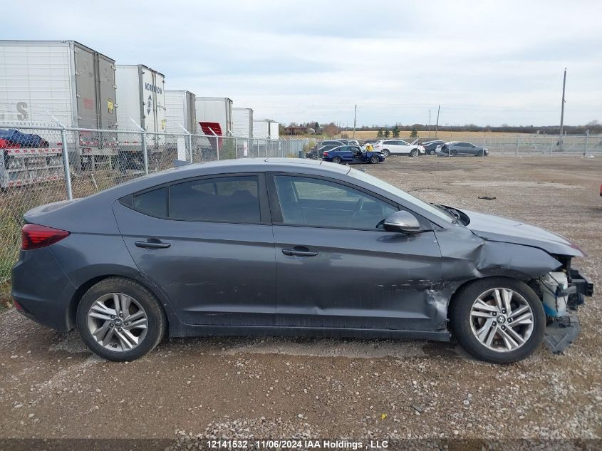 2019 Hyundai Elantra Preferred VIN: KMHD84LFXKU787015 Lot: 12141532