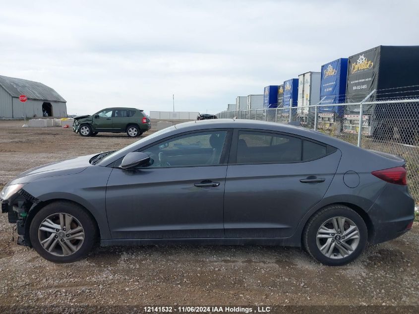 2019 Hyundai Elantra Preferred VIN: KMHD84LFXKU787015 Lot: 12141532