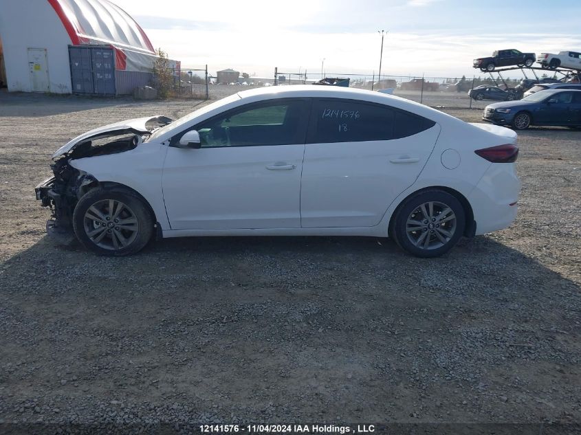 2018 Hyundai Elantra Gl VIN: KMHD84LF8JU515917 Lot: 12141576