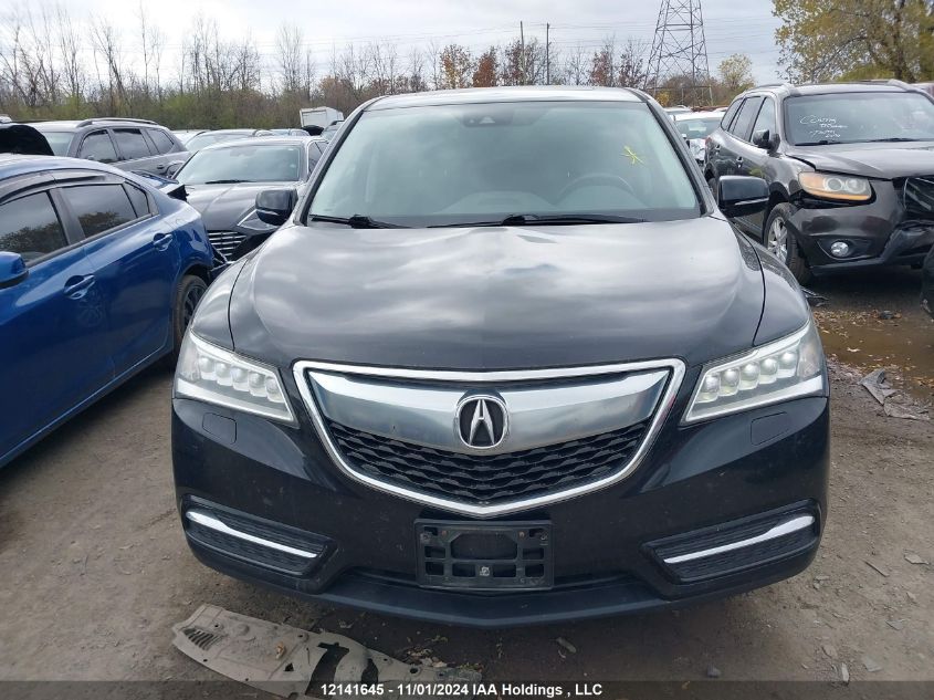 2016 Acura Mdx VIN: 5FRYD4H46GB504505 Lot: 12141645