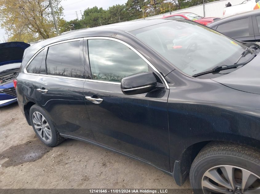 2016 Acura Mdx VIN: 5FRYD4H46GB504505 Lot: 12141645