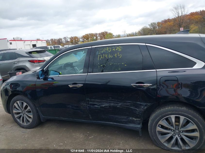 2016 Acura Mdx VIN: 5FRYD4H46GB504505 Lot: 12141645