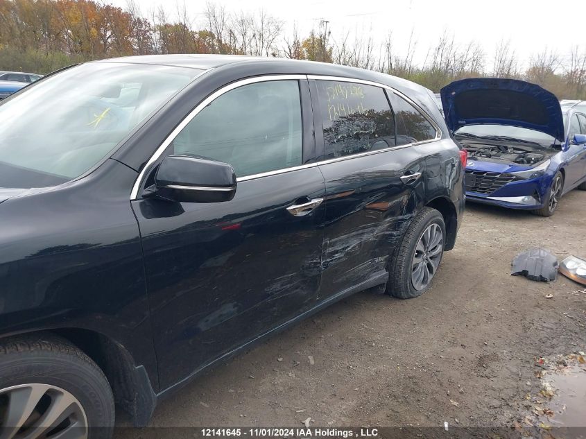 2016 Acura Mdx VIN: 5FRYD4H46GB504505 Lot: 12141645