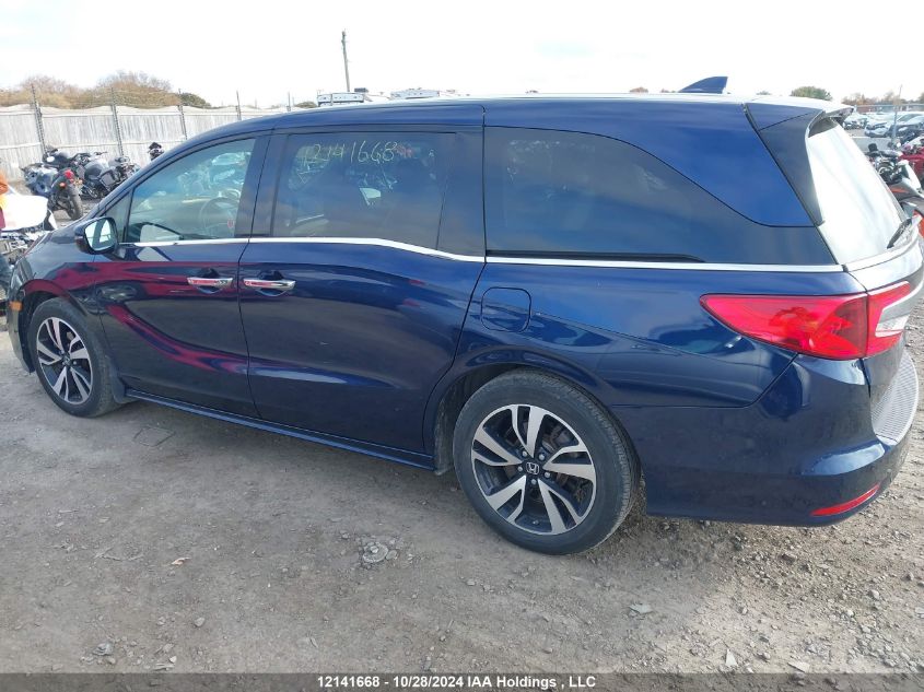 2020 Honda Odyssey Touring VIN: 5FNRL6H80LB502394 Lot: 12141668