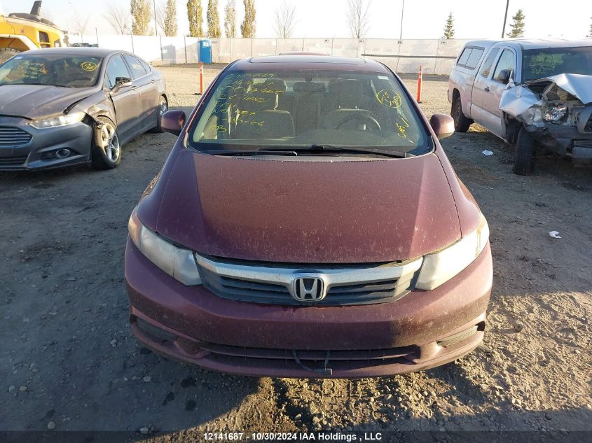 2012 Honda Civic Sdn VIN: 2HGFB2F98CH017460 Lot: 12141687