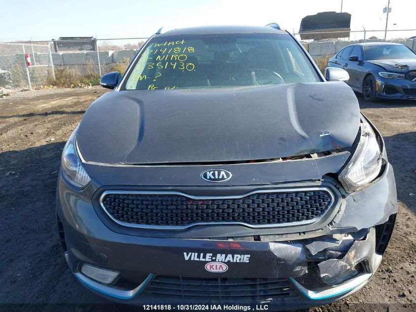 2019 Kia Niro Plug-In Hybrid VIN: KNDCD3LD3K5351430 Lot: 12141818