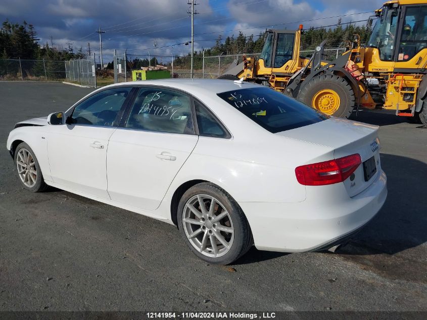 2015 Audi A4 VIN: WAUFFCFL4FN028016 Lot: 12141954