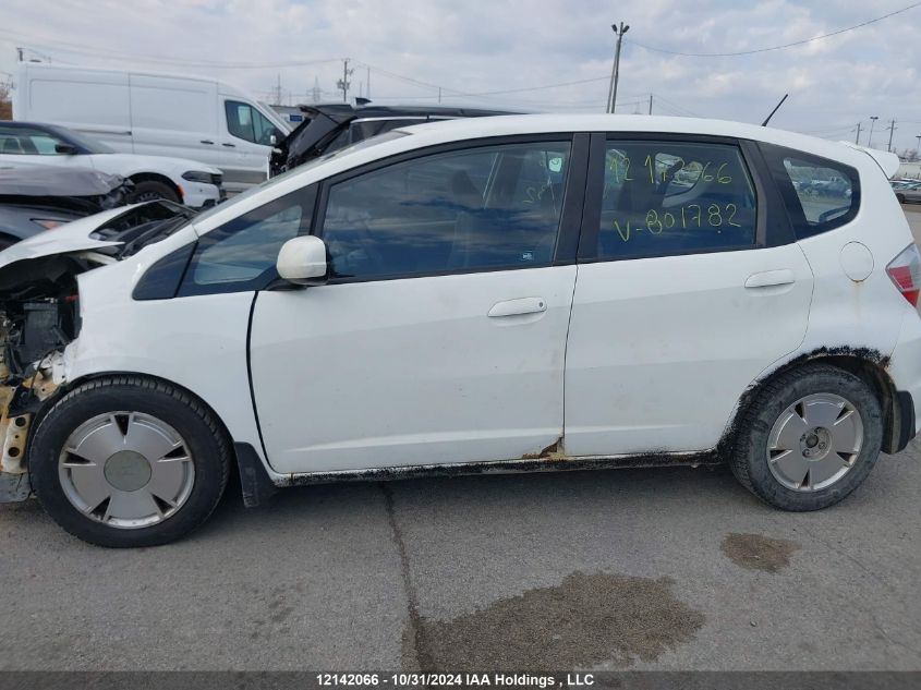 2009 Honda Fit Lx VIN: JHMGE88579S801782 Lot: 12142066