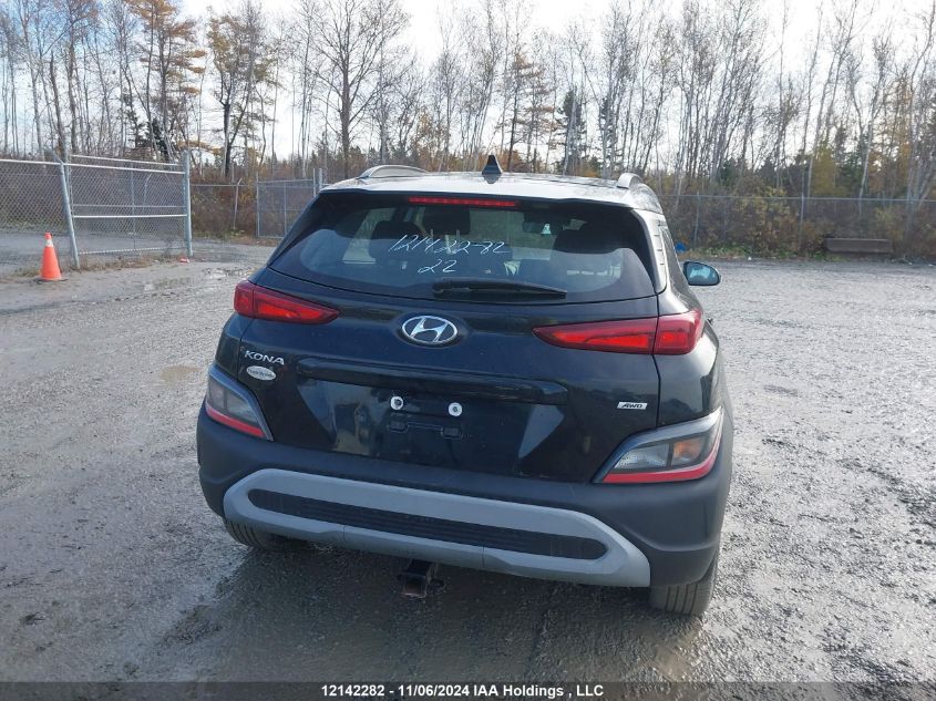 2022 Hyundai Kona Essential Awd VIN: KM8K1CAB9NU859879 Lot: 12142282