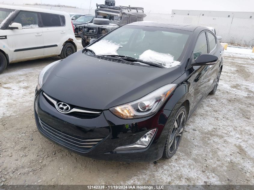 2014 Hyundai Elantra Se/Sport/Limited VIN: KMHDH4AH3EU214983 Lot: 12142339