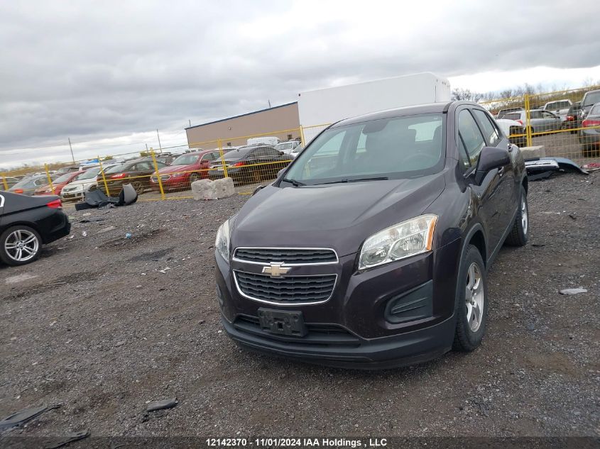 2015 Chevrolet Trax Ls VIN: 3GNCJKSB5FL256609 Lot: 12142370