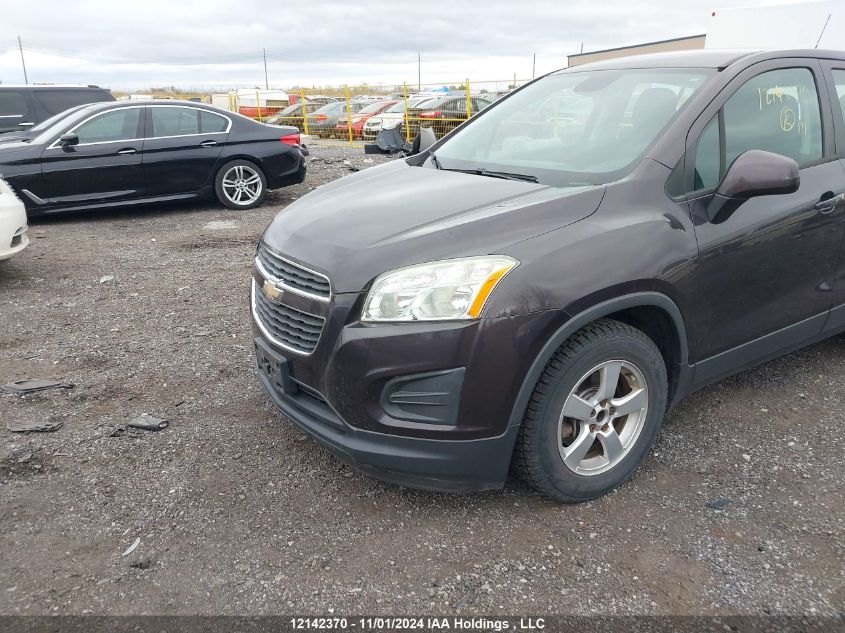 2015 Chevrolet Trax Ls VIN: 3GNCJKSB5FL256609 Lot: 12142370